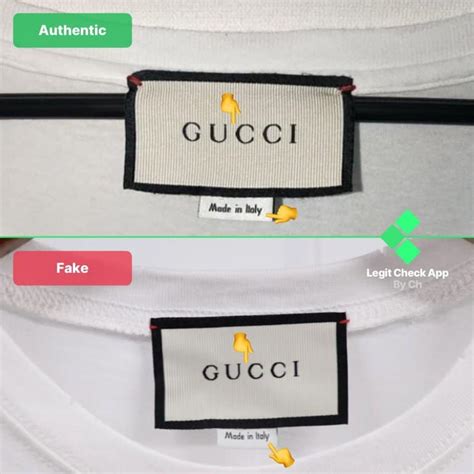 gucci replica tshirt|authentic gucci tag.